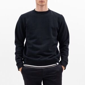 Norse Projects Vagn classic crew M black sweatshirt crewneck cotton Denmark